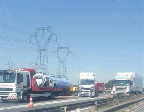 accident a104 aujourd'hui